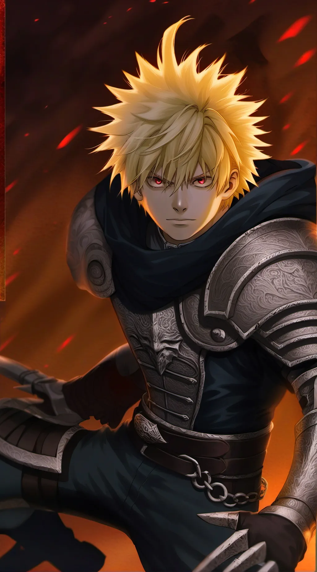 ai character: Mha witch trial  background