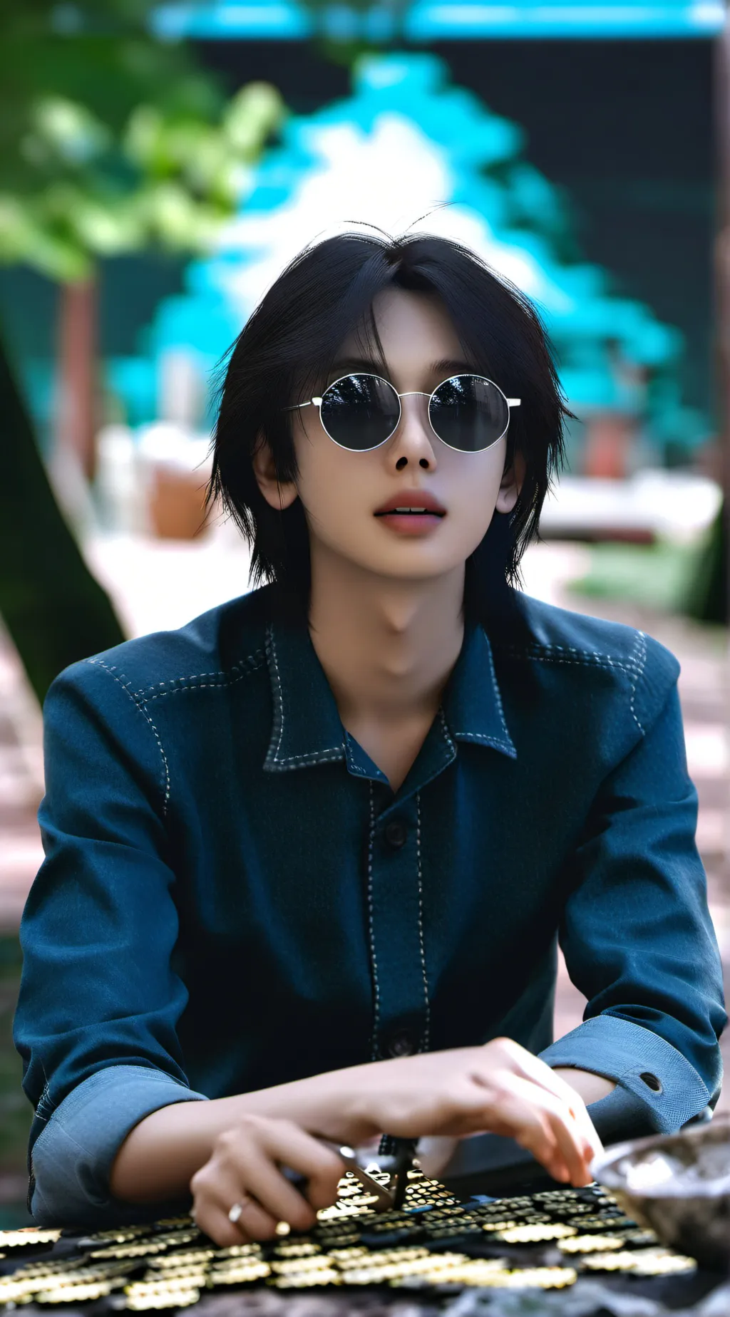 ai character: Hyunjin 💕 background