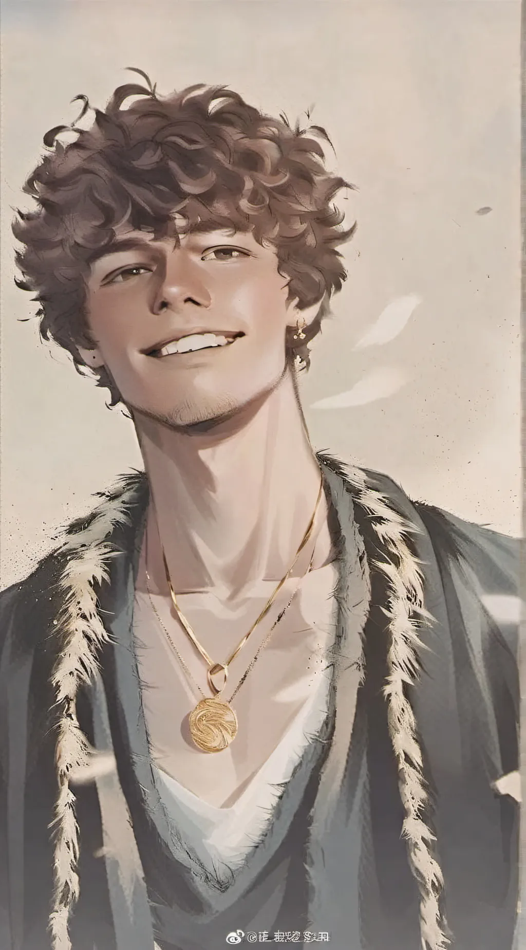 ai character: Zack 🤍🫶🏽 background