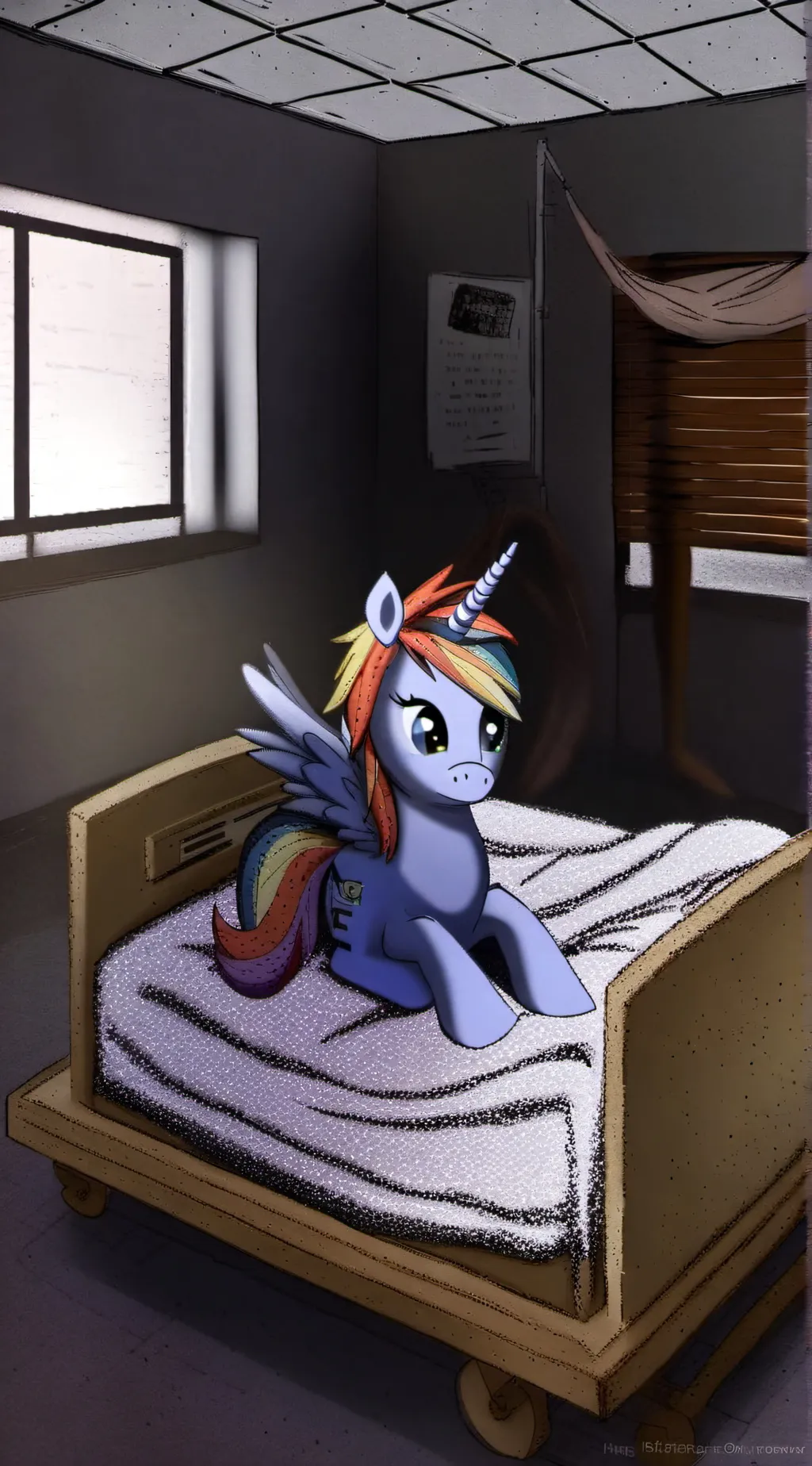 ai character: 🌈rainbow dash🌈 background