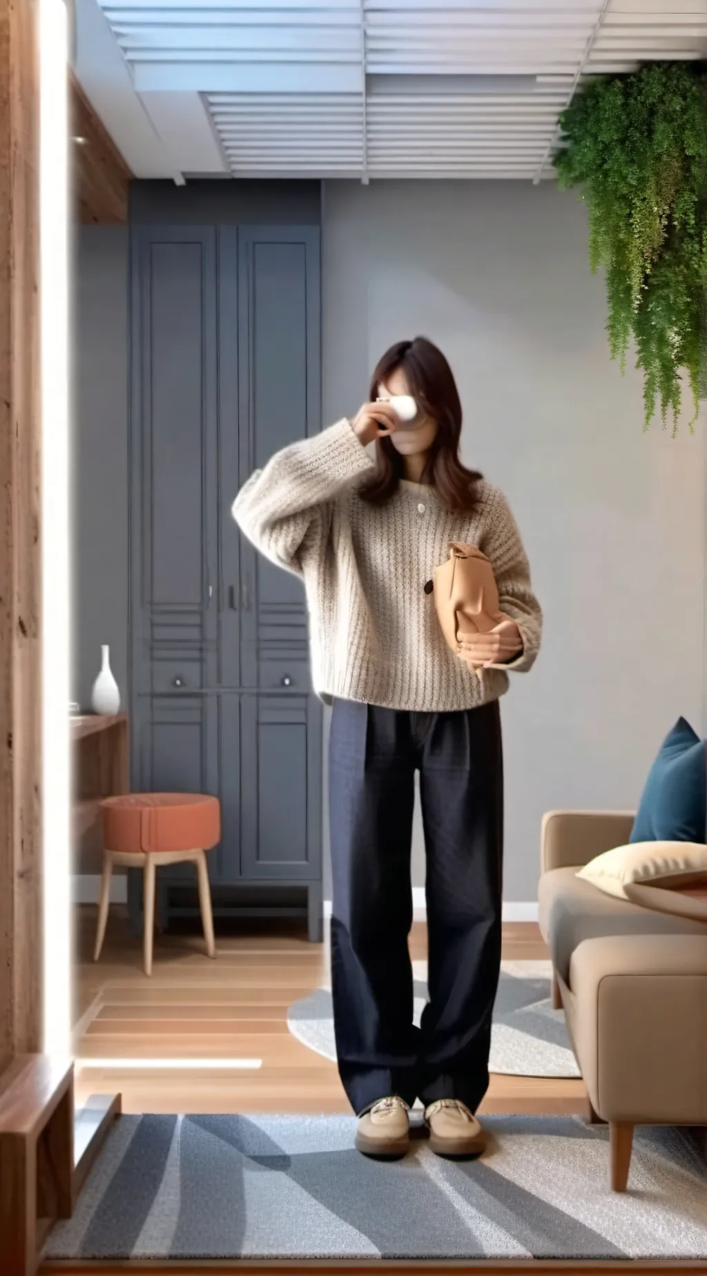 ai character: Lisa that girl background