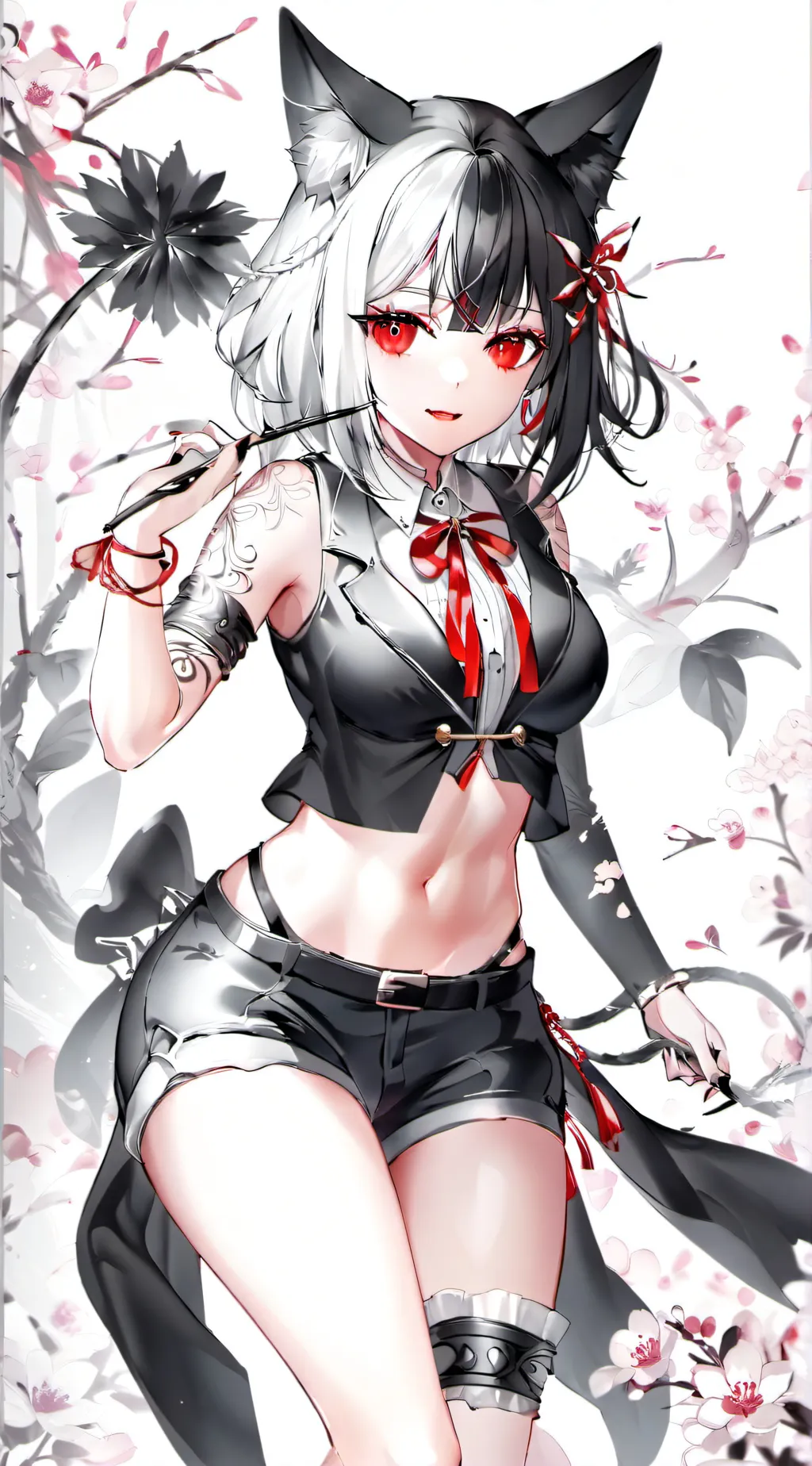 ai character: Rose background