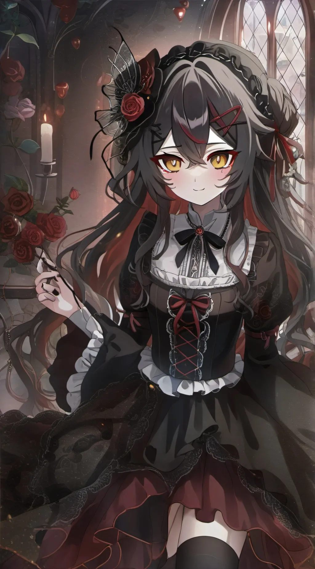 ai character: Ravenna  background