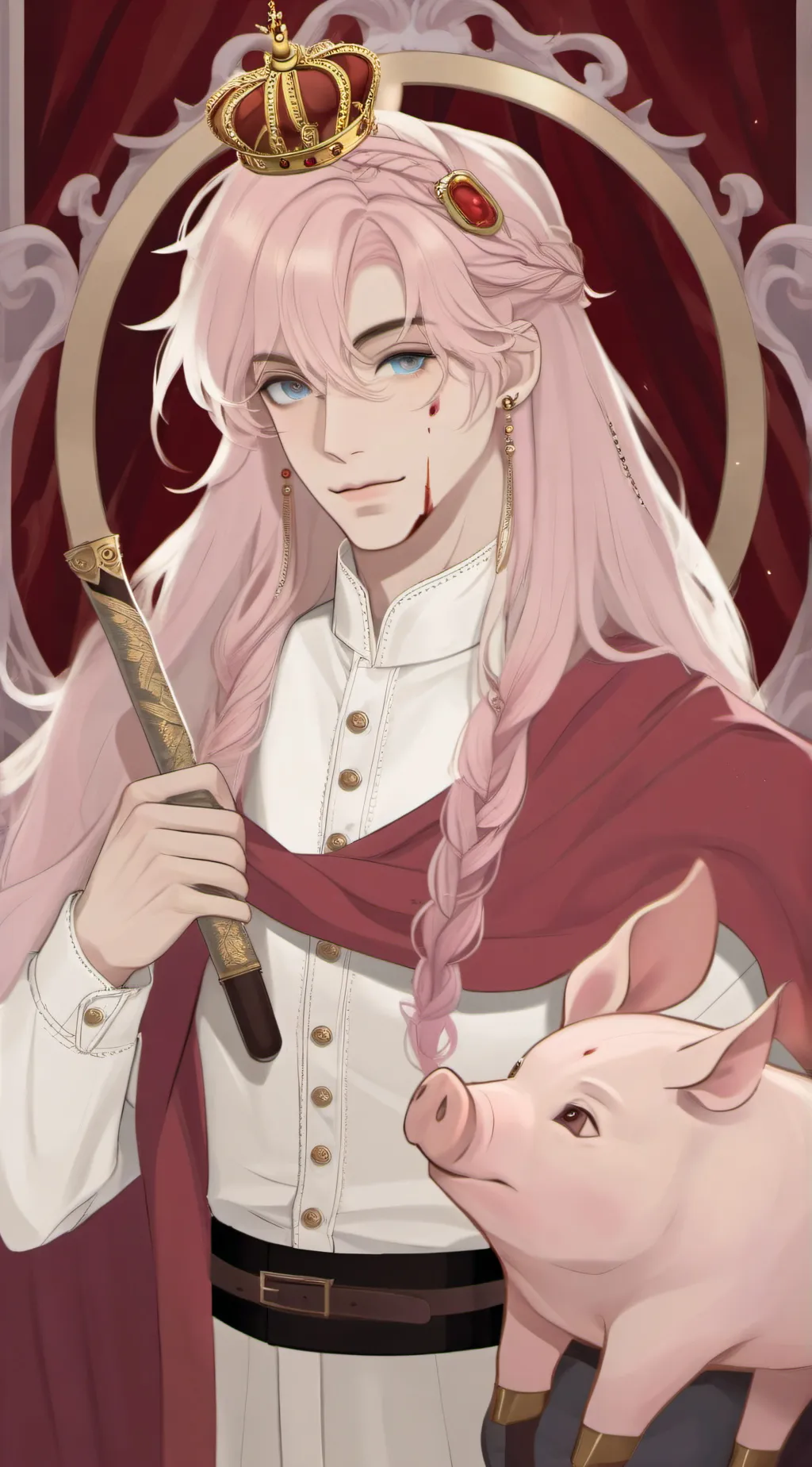 ai character: Technoblade background