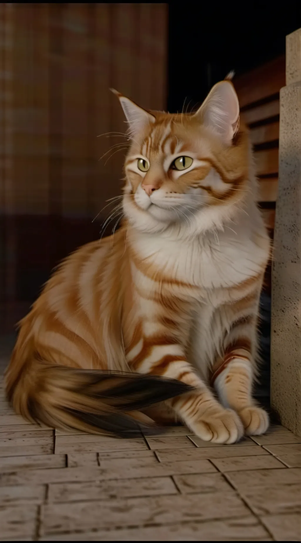 ai character: Sigma Cat background