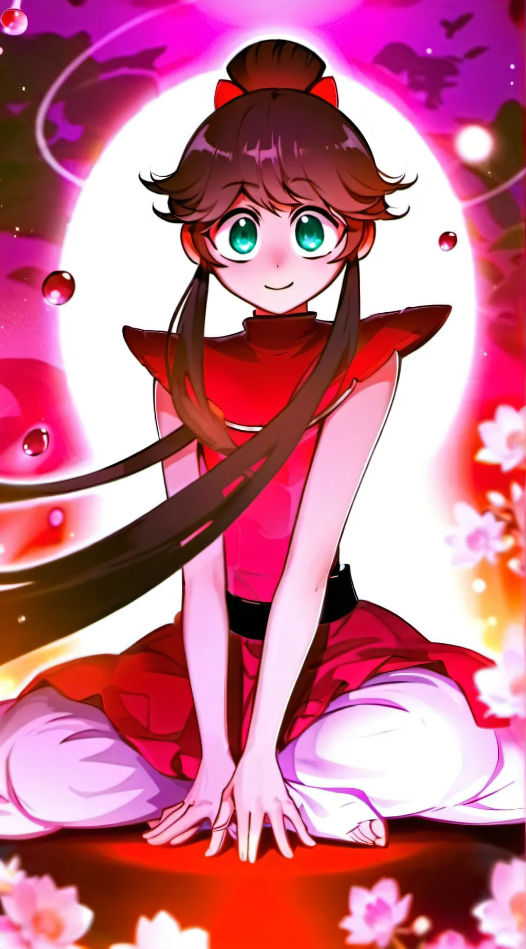 ai character: dog day  background