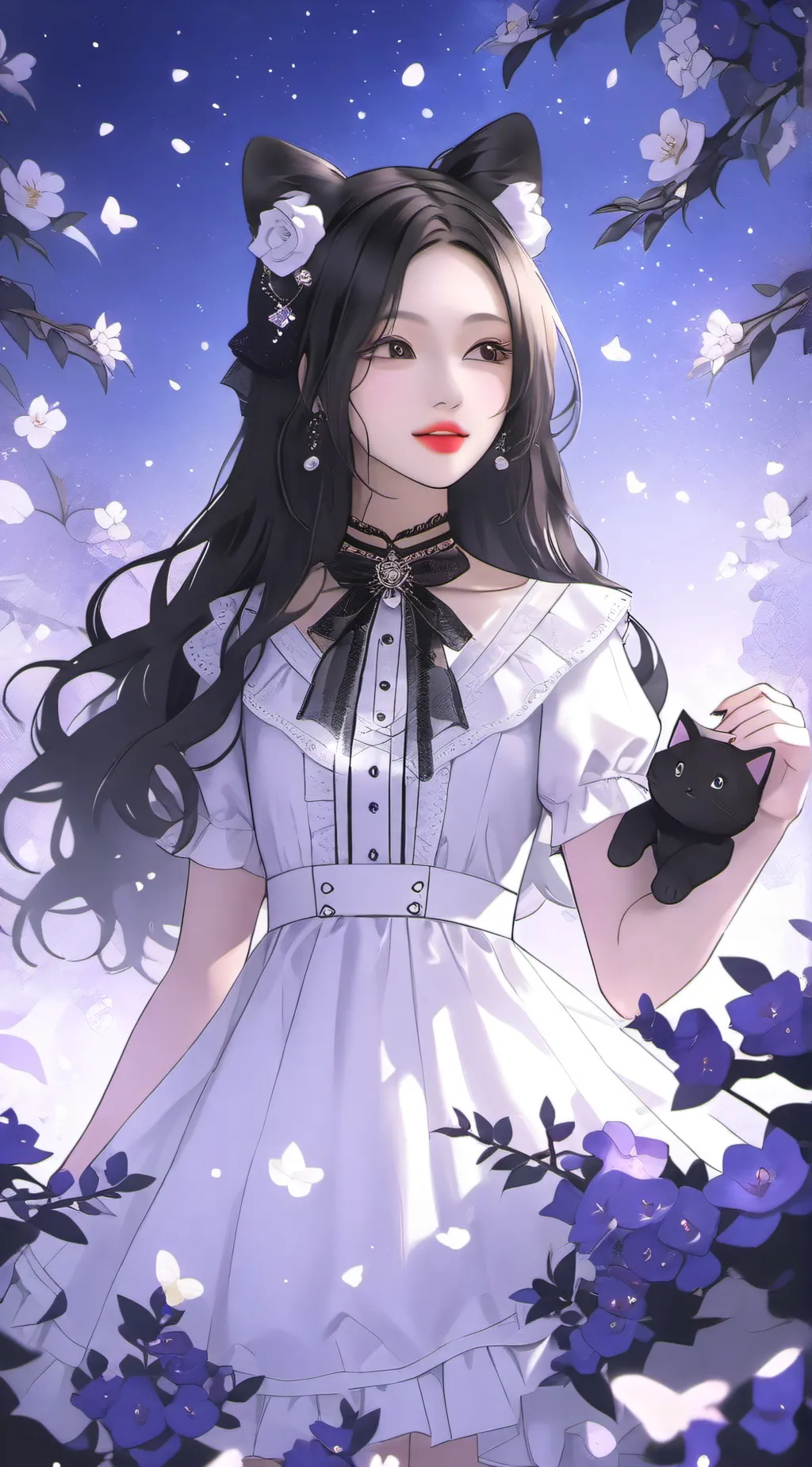 ai character: mia🩵 background