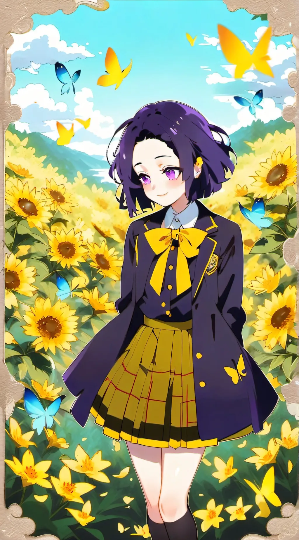 ai character: Academy Shinobu(1) background