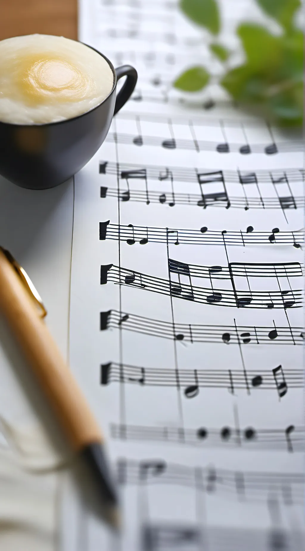 ai character: Song maker background