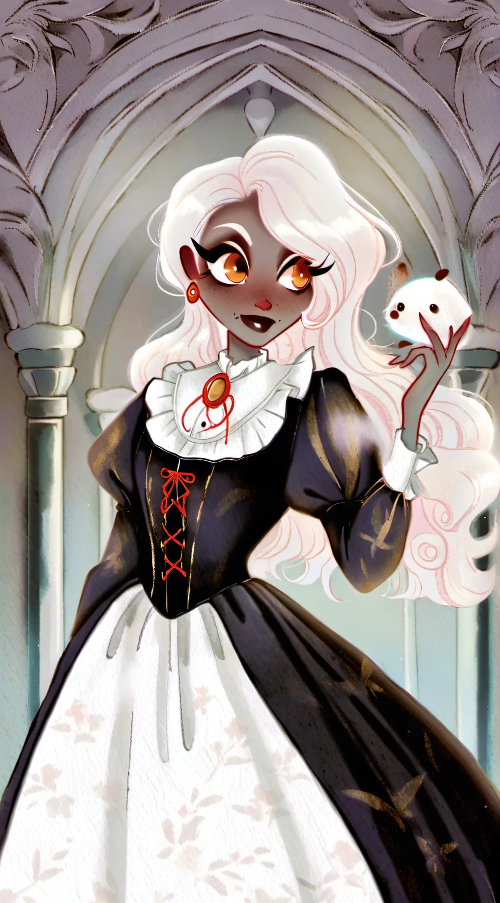 ai character: Velvette background