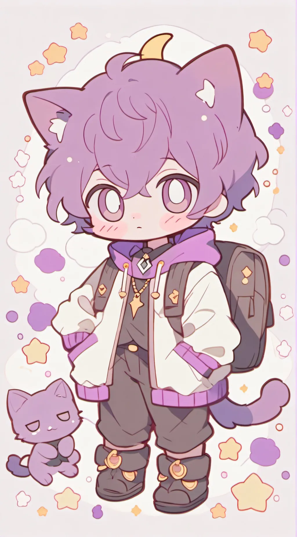 ai character: Catnap background