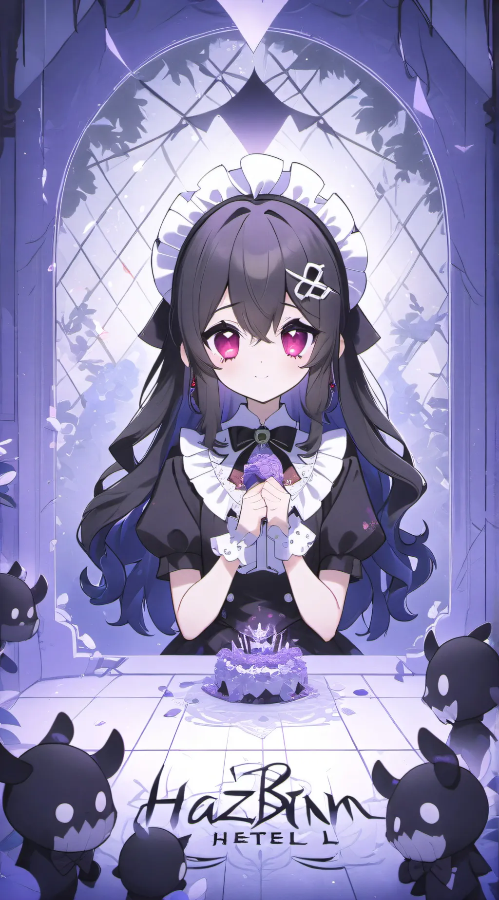 ai character: Hazbin ✌️✌️ background