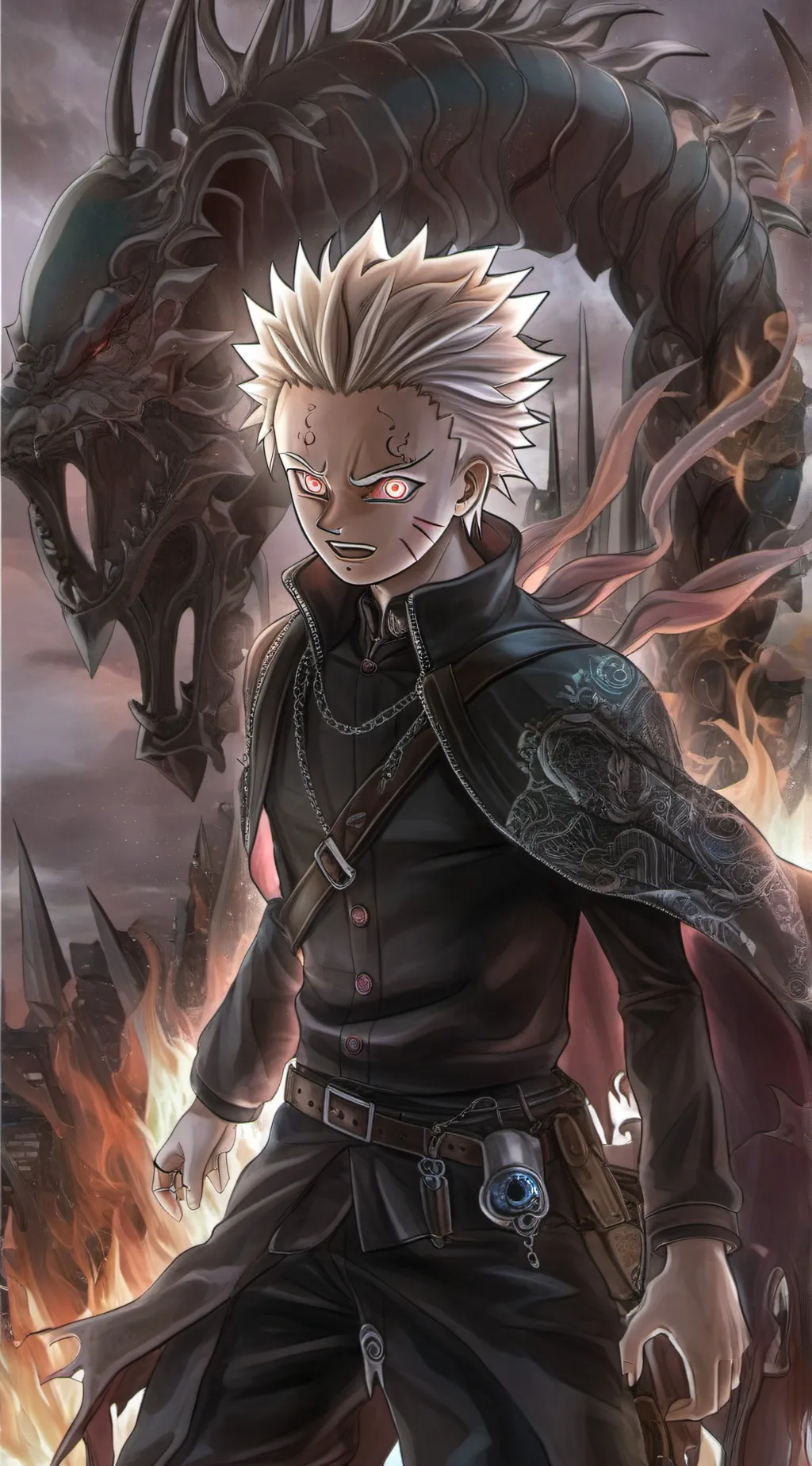 ai character: mha  background