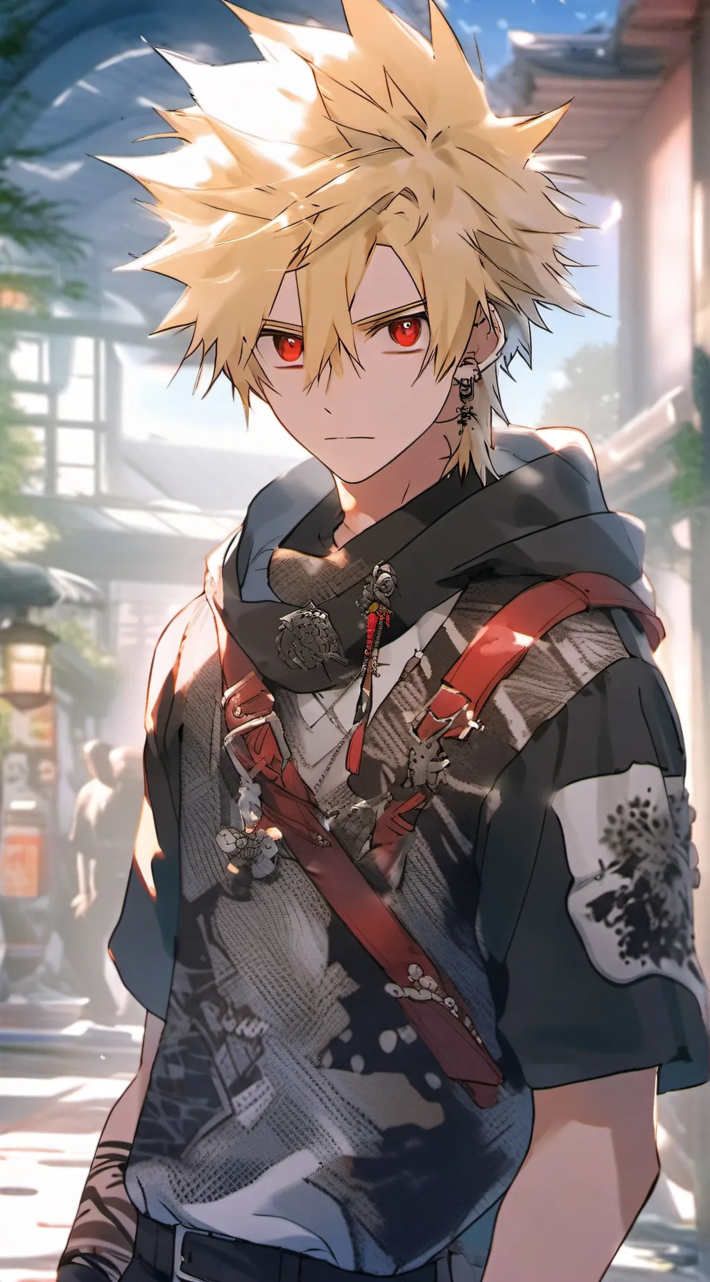 ai character: Mha  background