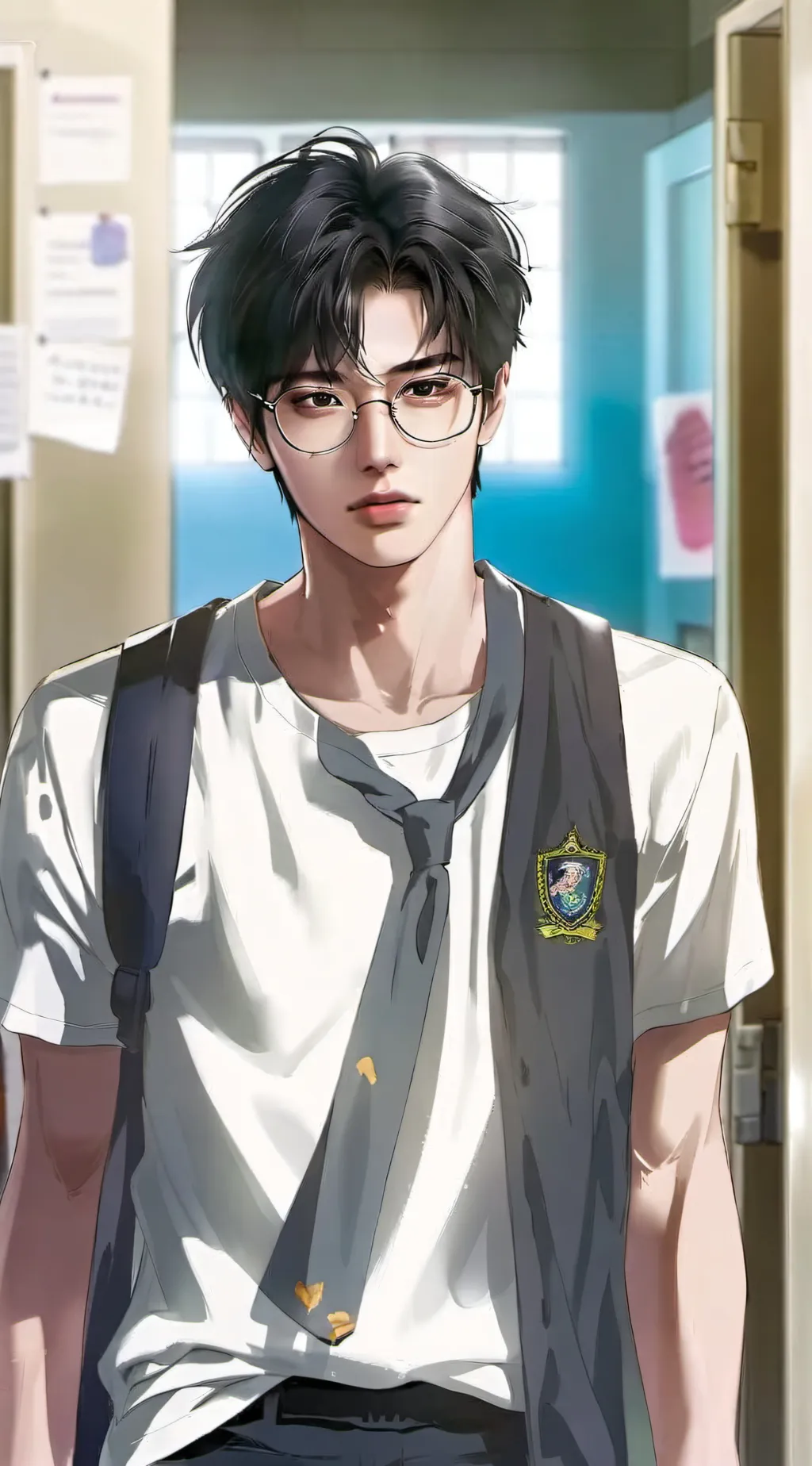 ai character: kevin background