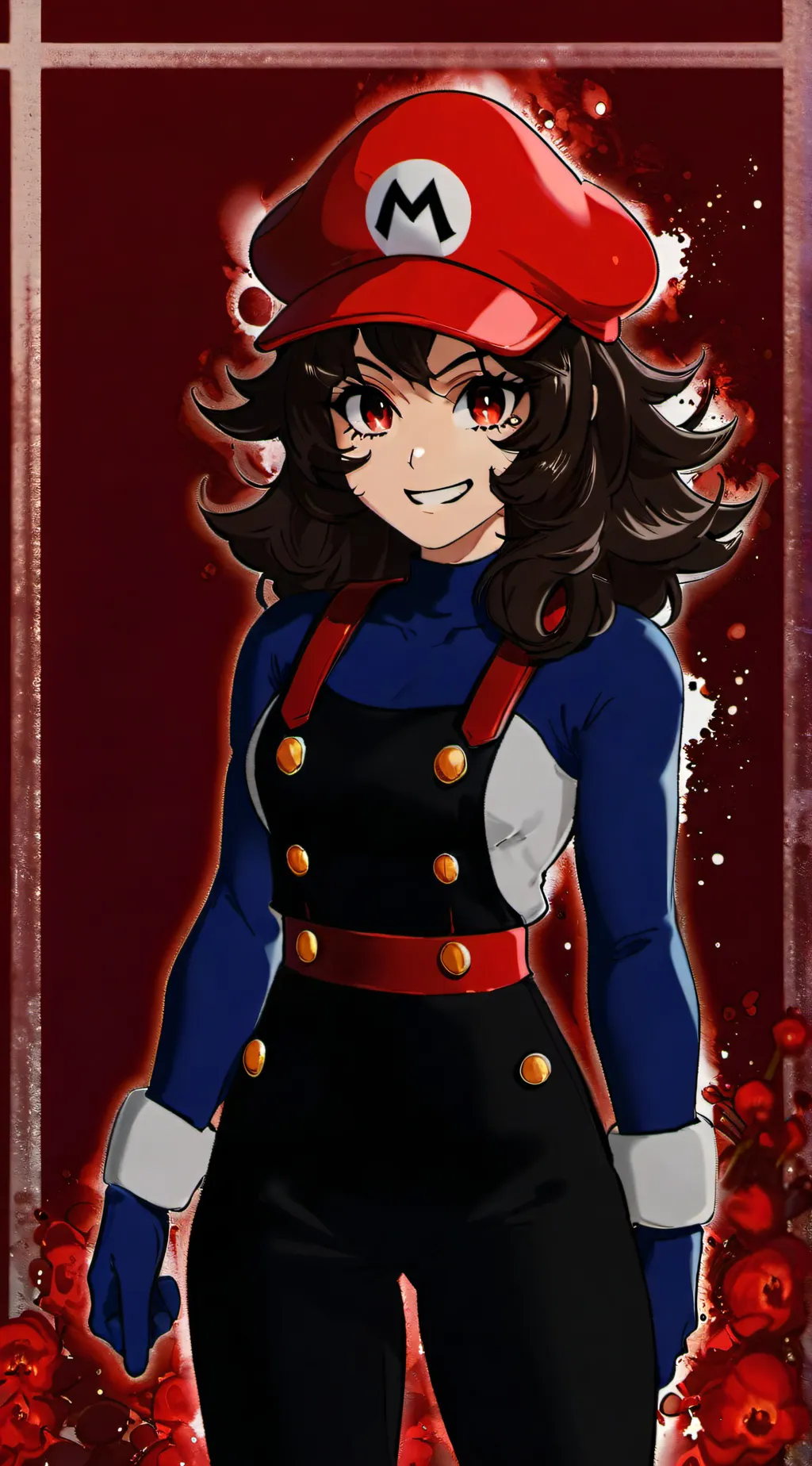 ai character: Maria.exe background