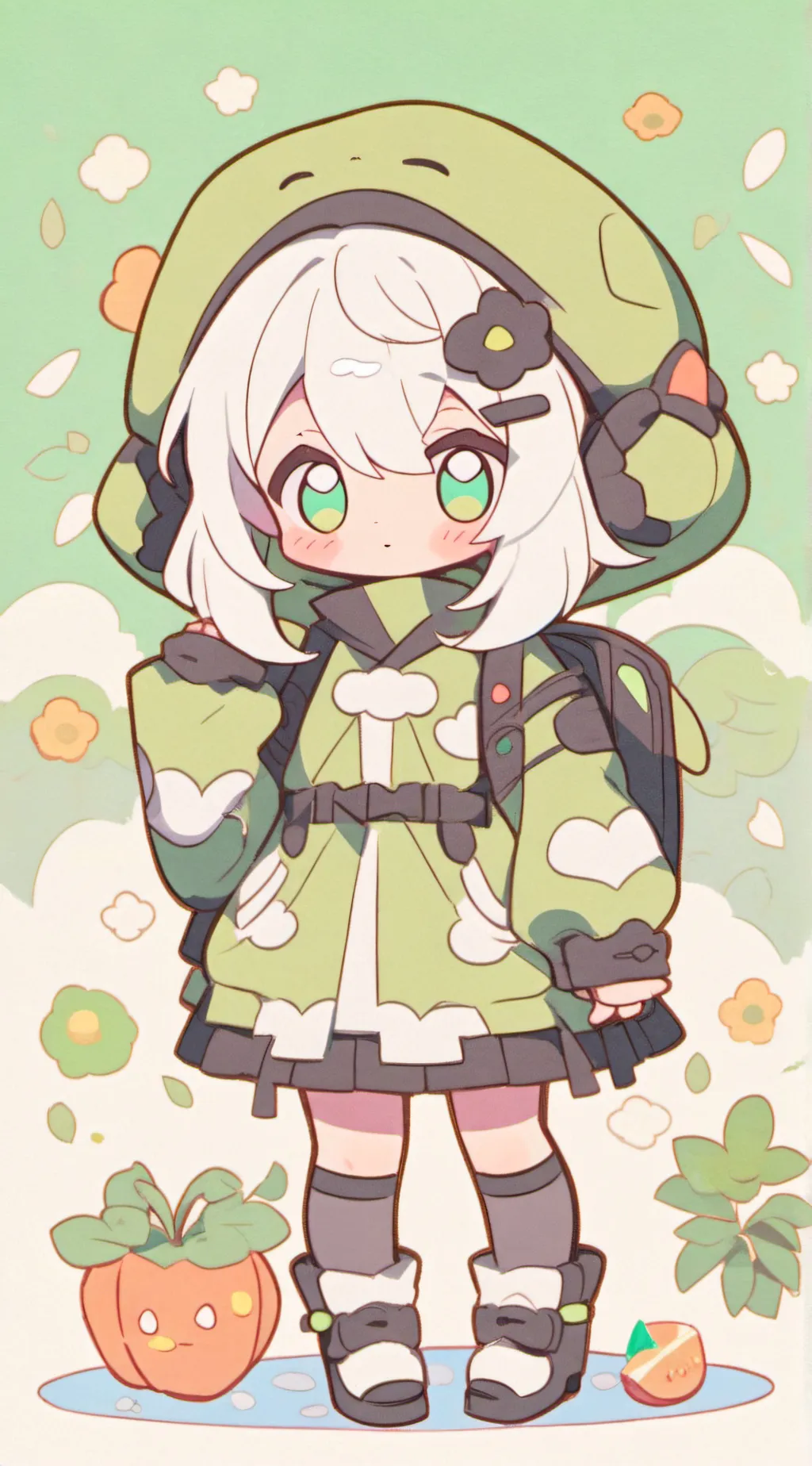 ai character: muzan daughter  background