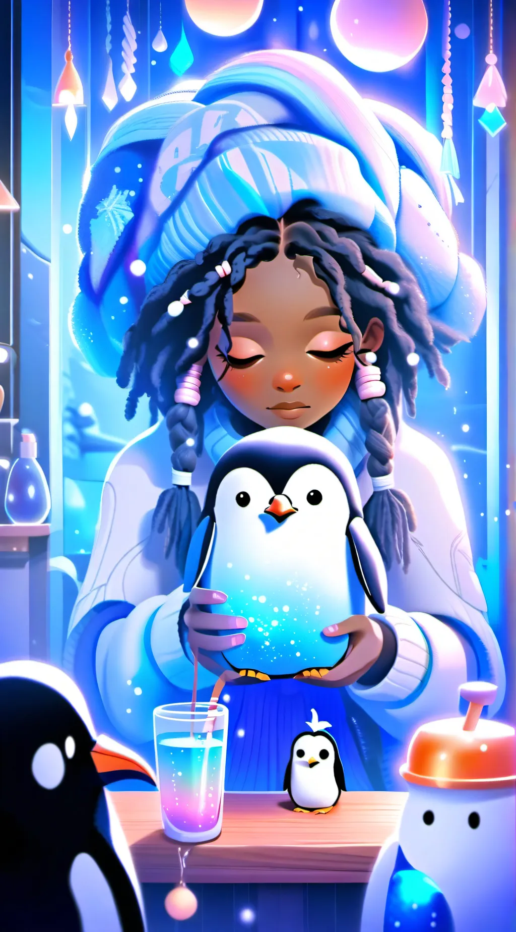 ai character: Me✌🏾 background