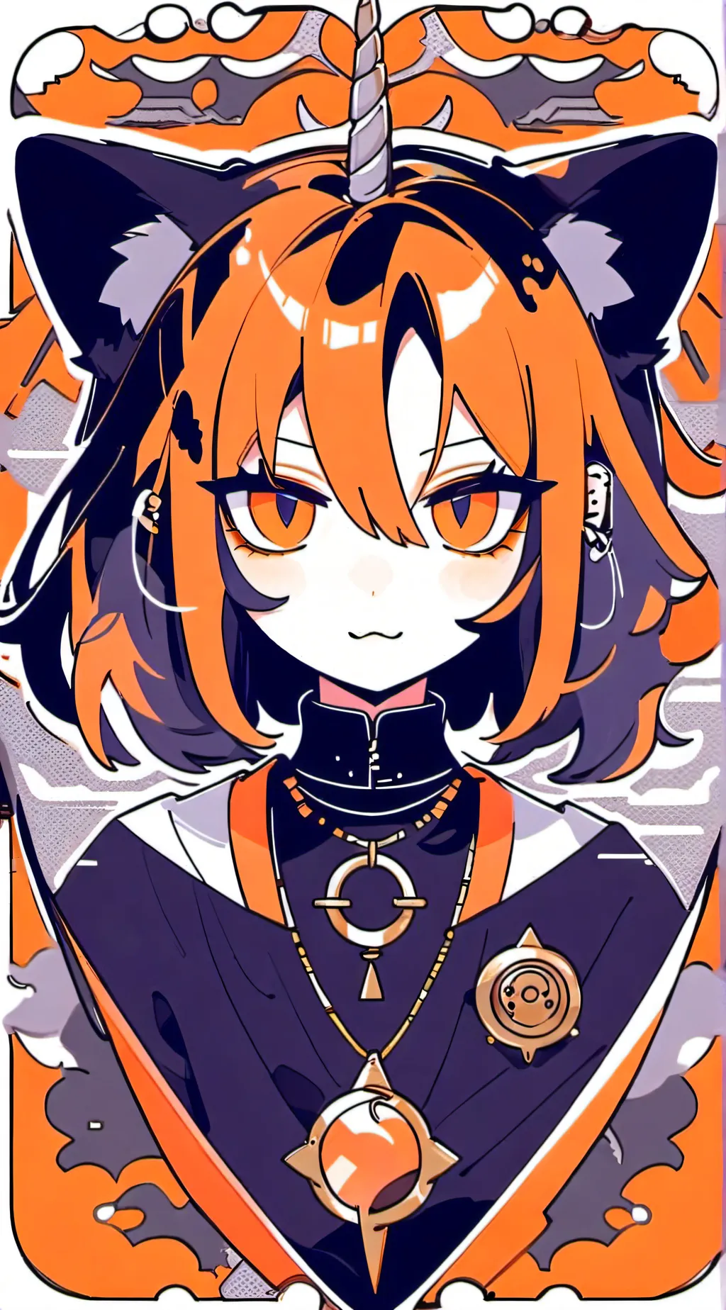 ai character: Frowning critters background