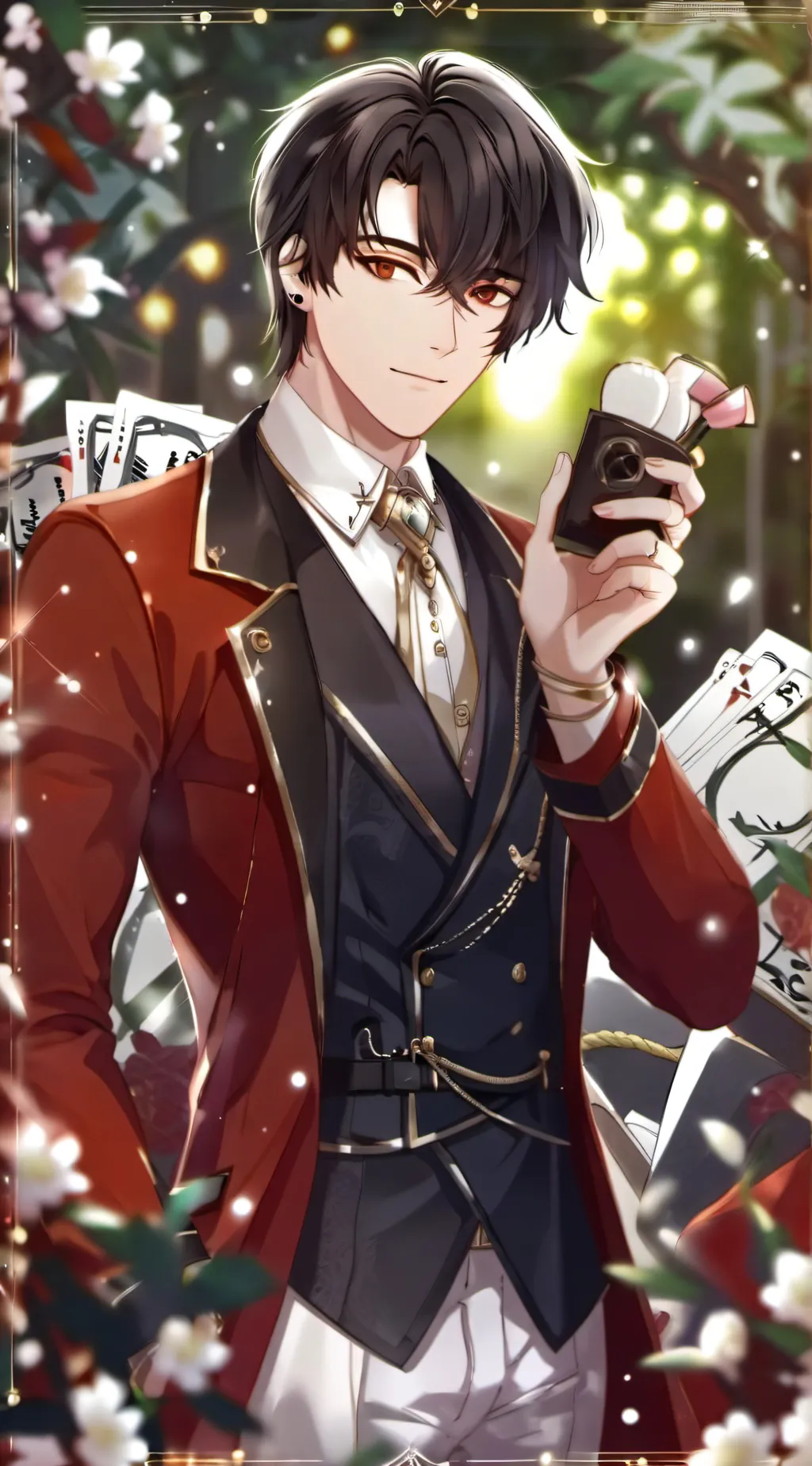 ai character: Zender black background