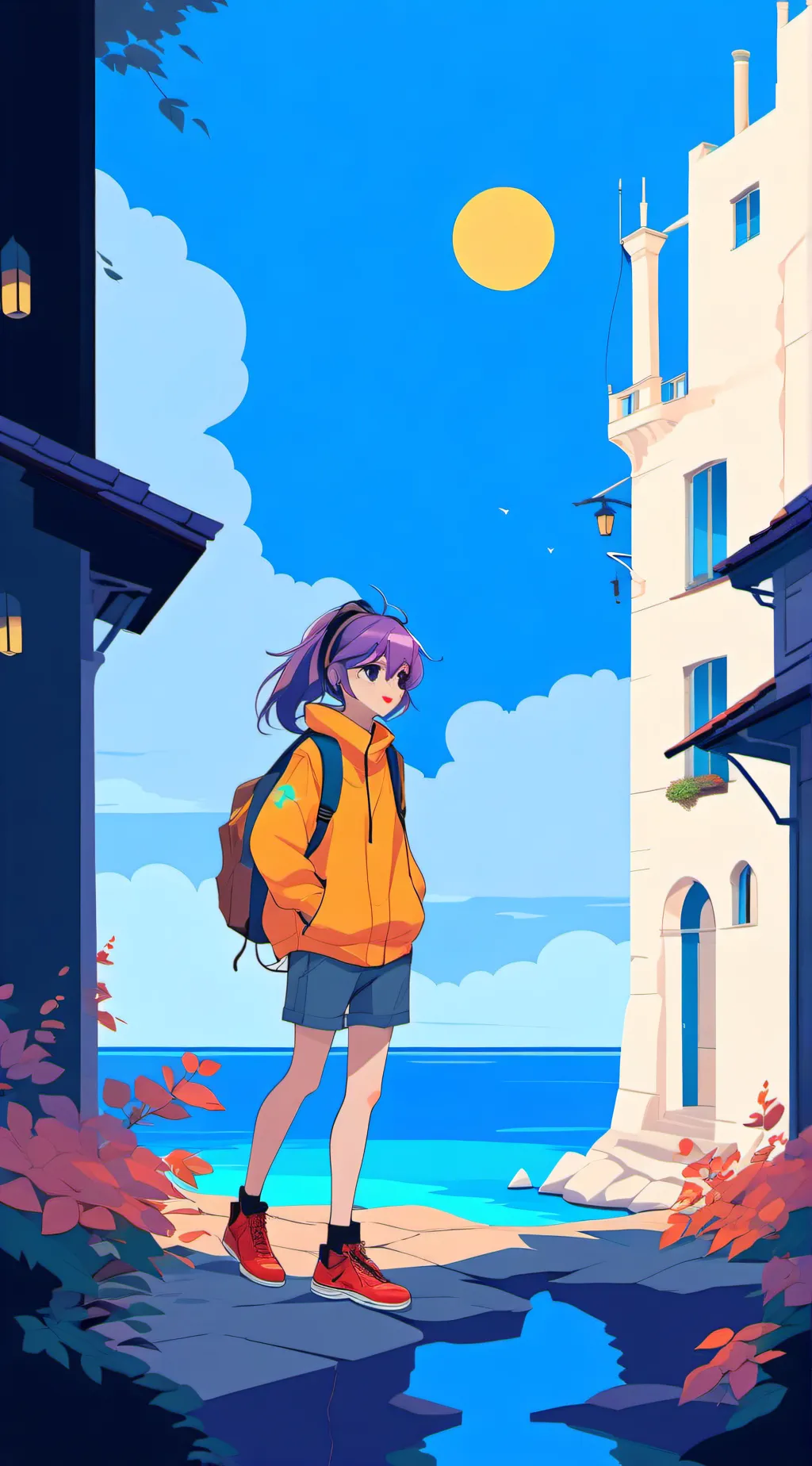 ai character: Aria background