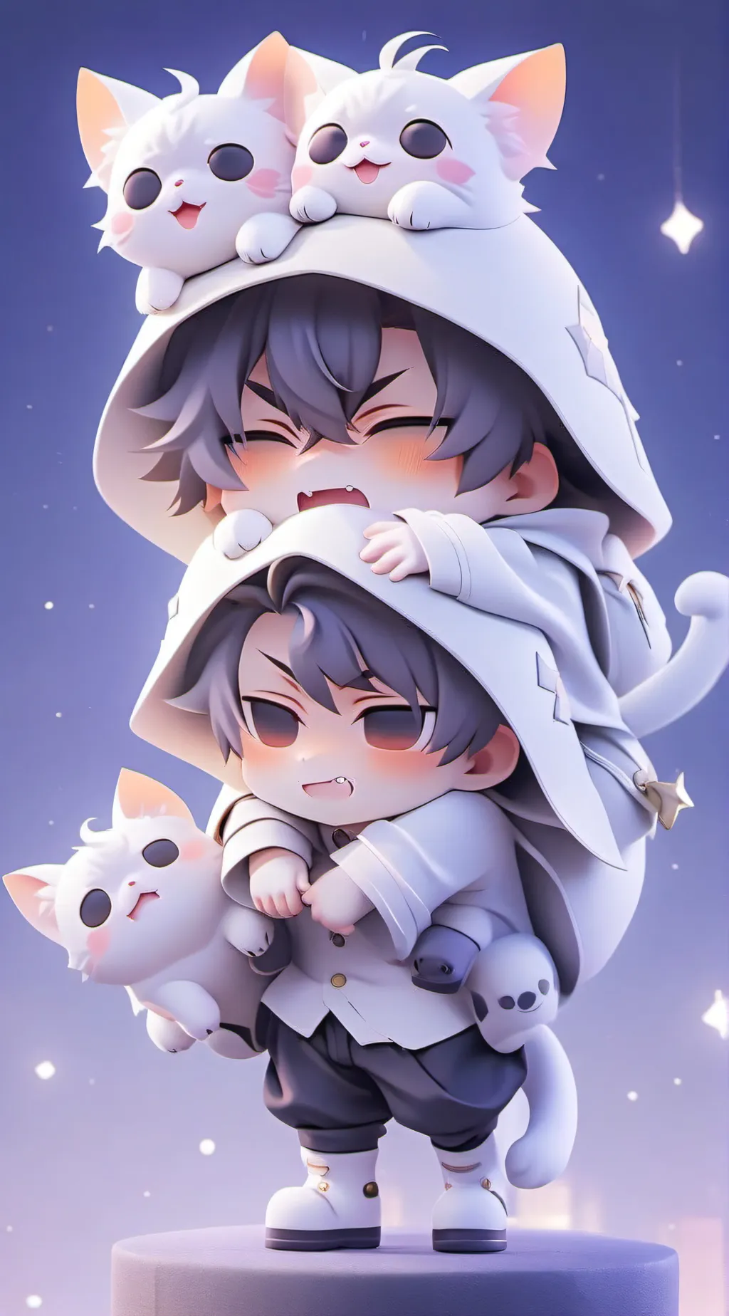 ai character: funny meme background