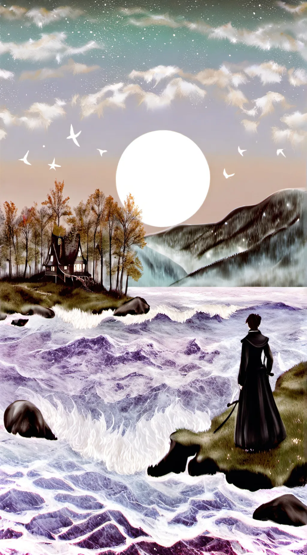 ai character: #3 Blank Canvas  background