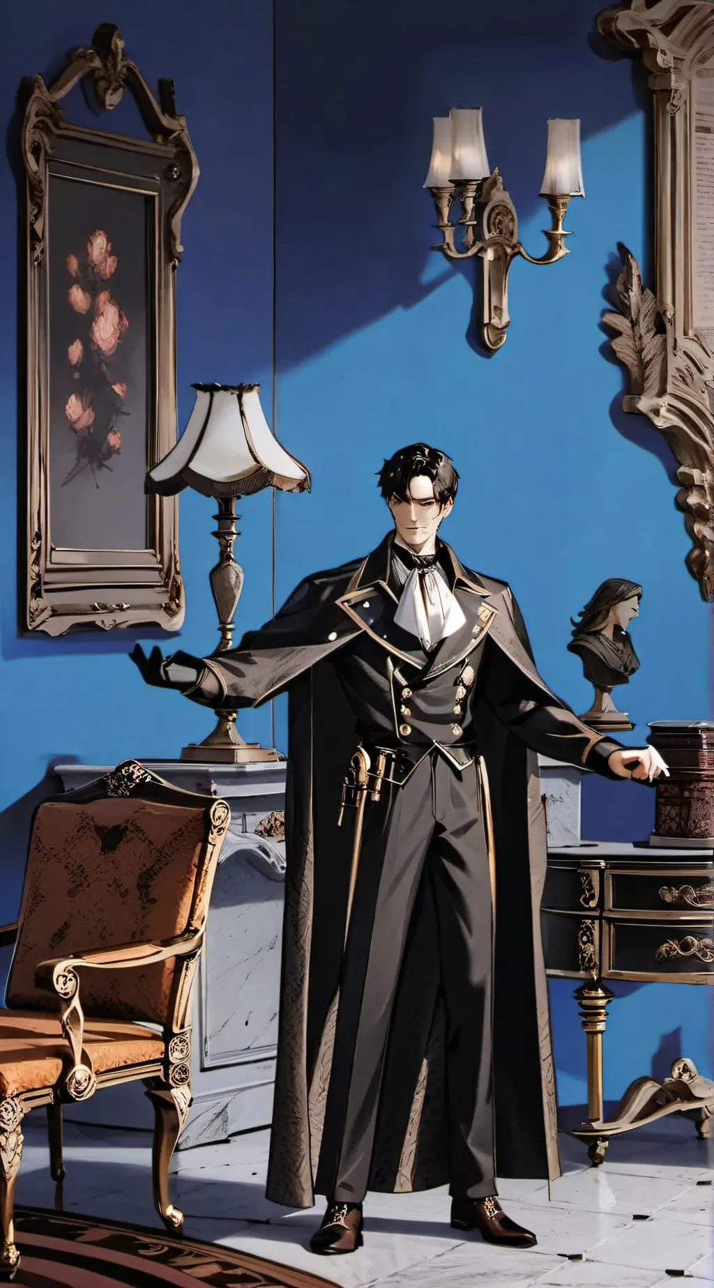 ai character: Be a booker background