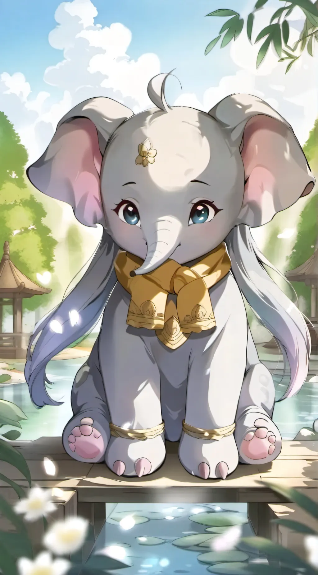 ai character: Ellie  background