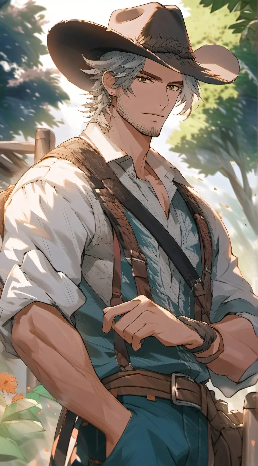 ai character: Cade background