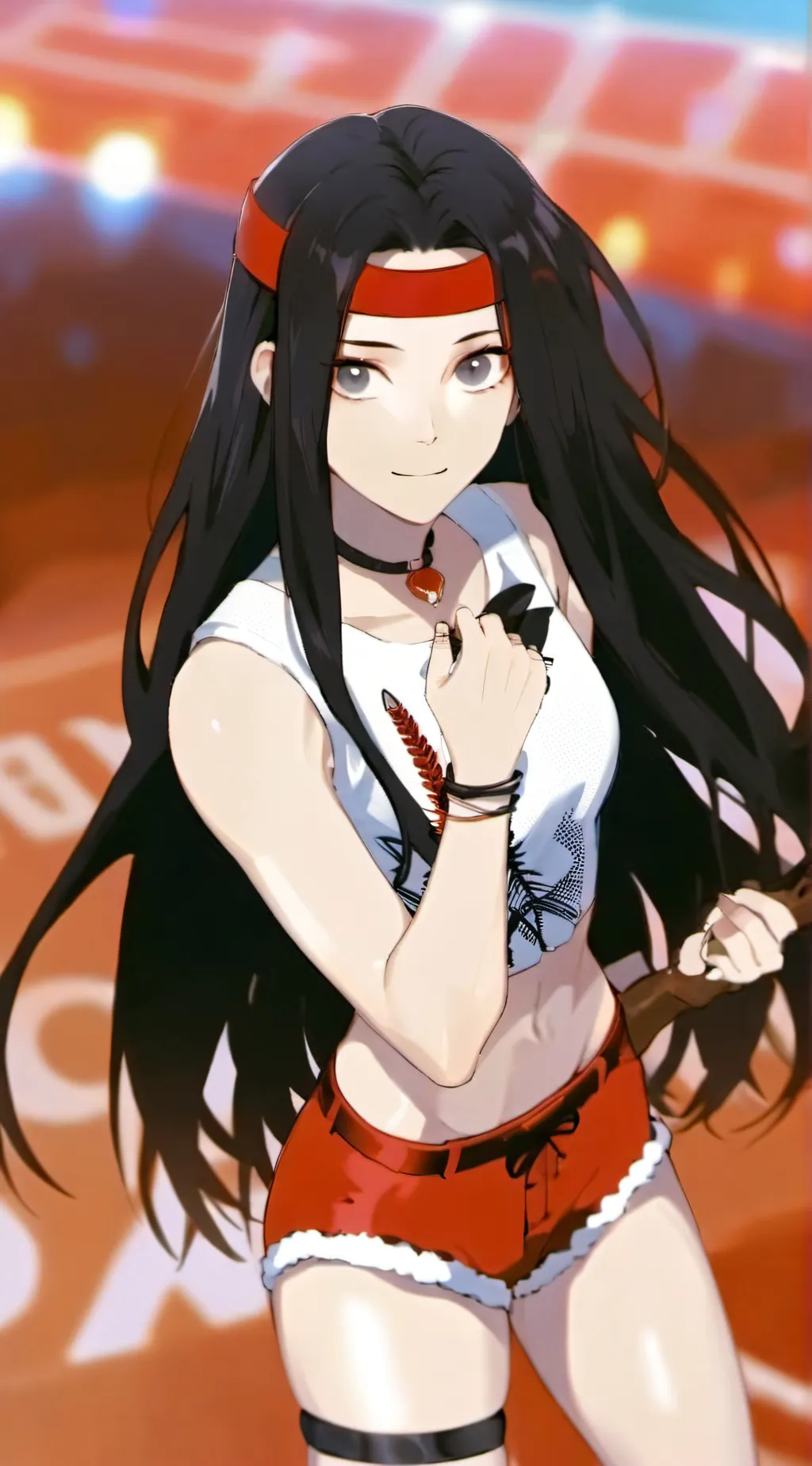 ai character: Miranda  background