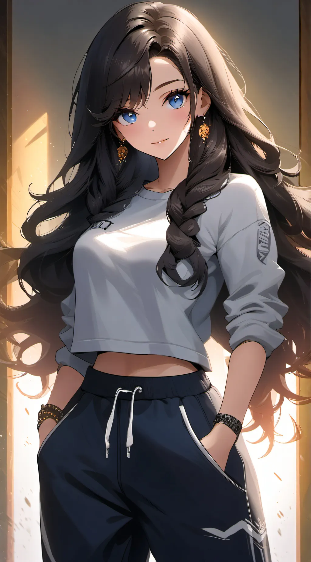 ai character: Hazel background