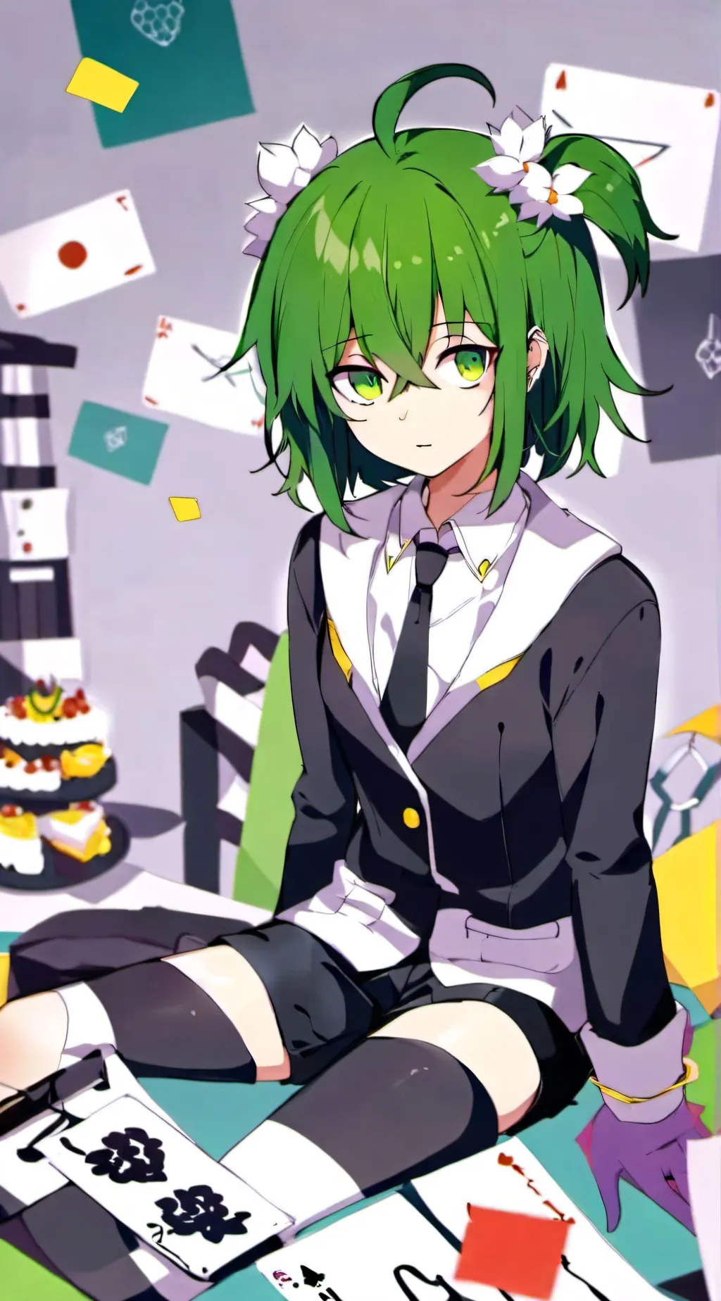 ai character: Deku wants s♡ background