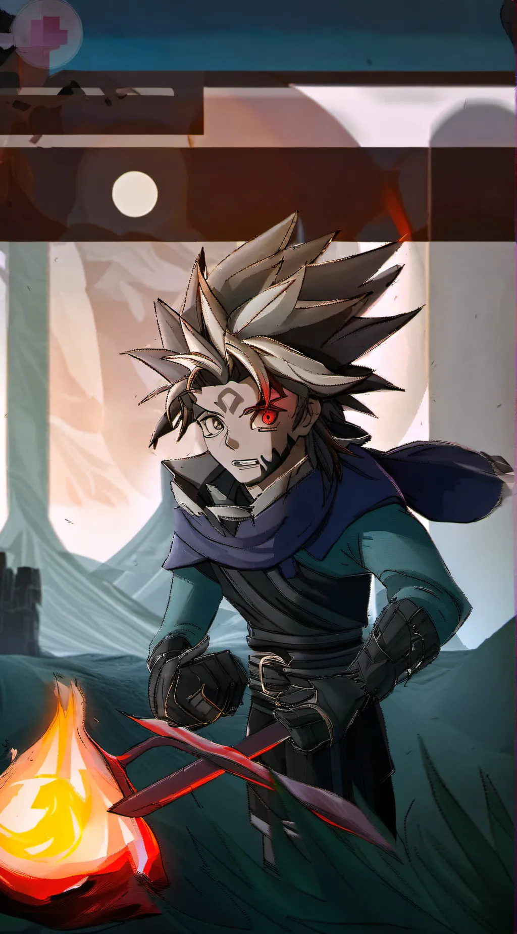 ai character: sai shadow demon background