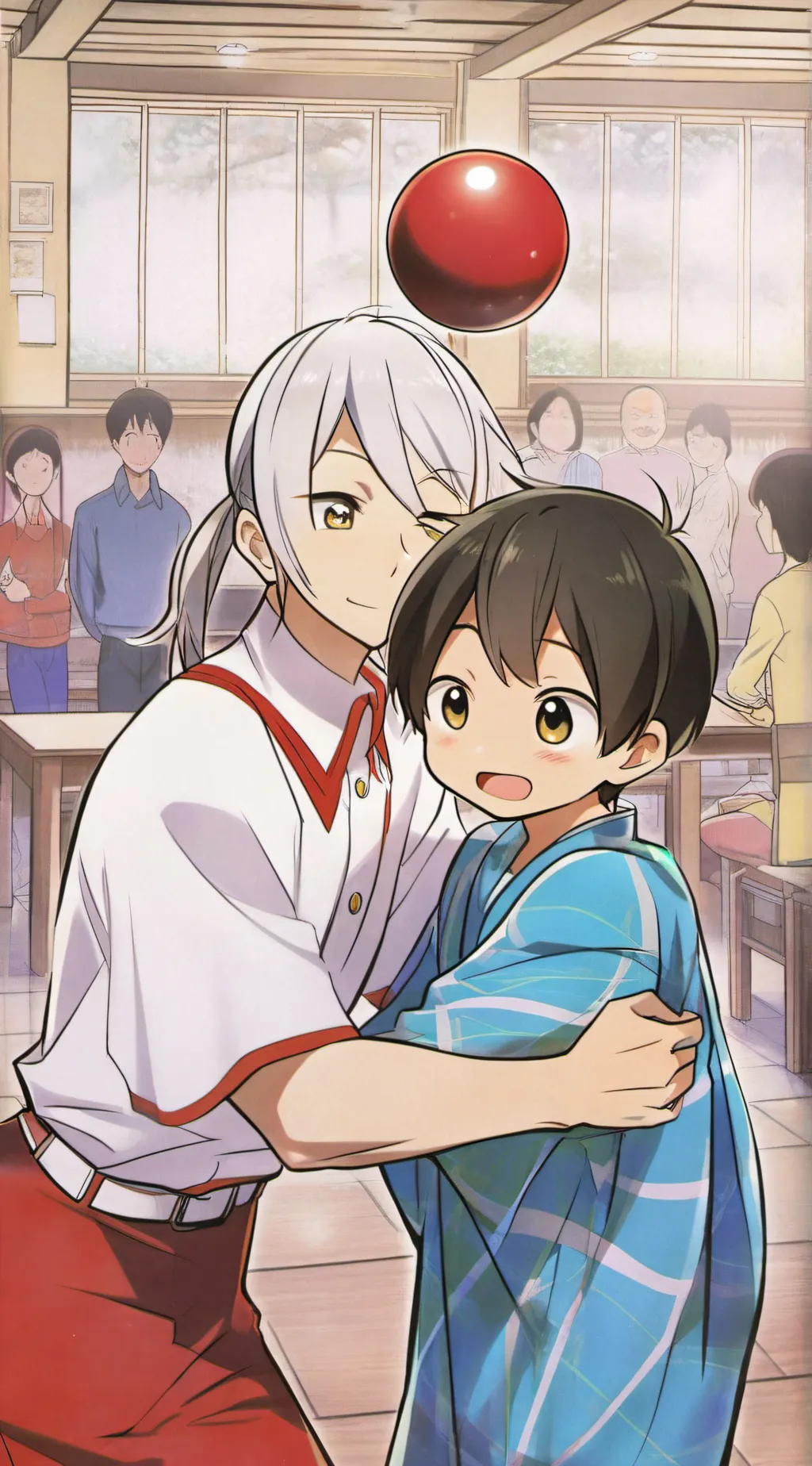 ai character: Baller and brother background