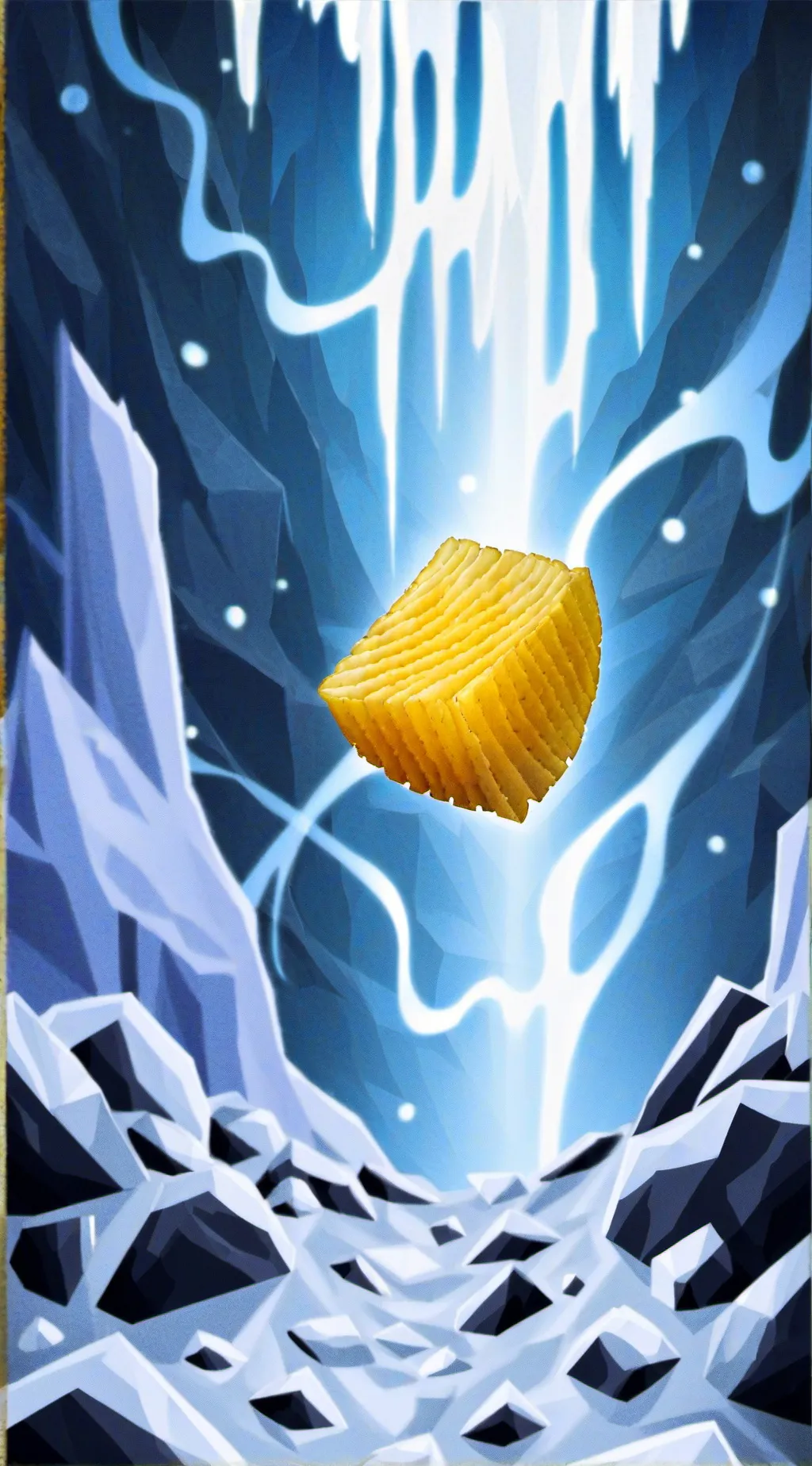 ai character: Chip brick background