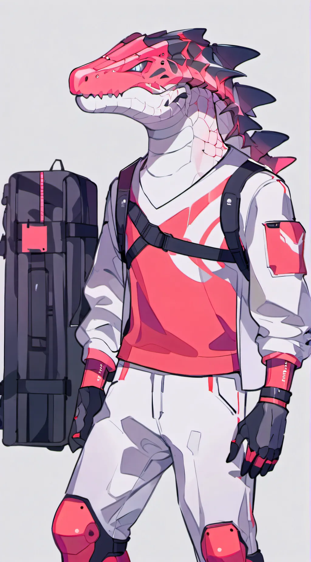 ai character: dino.. background