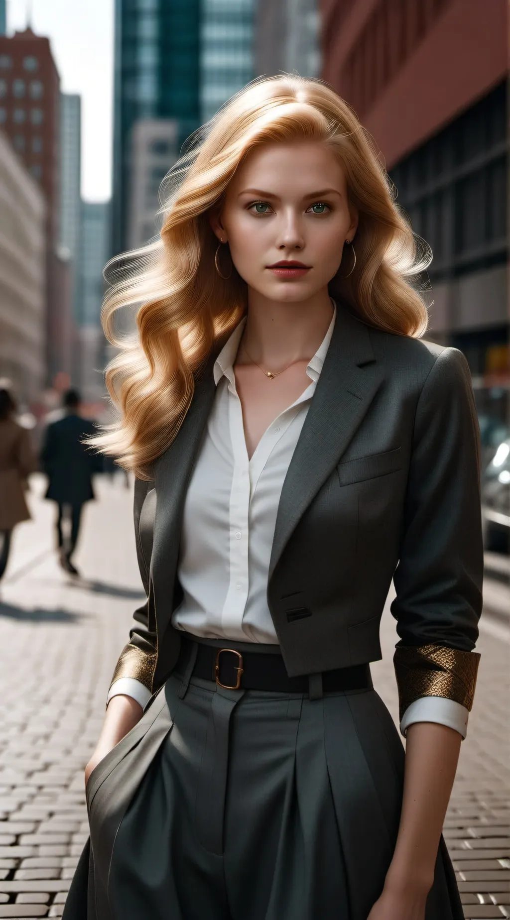 ai character: Savanna sparkles background