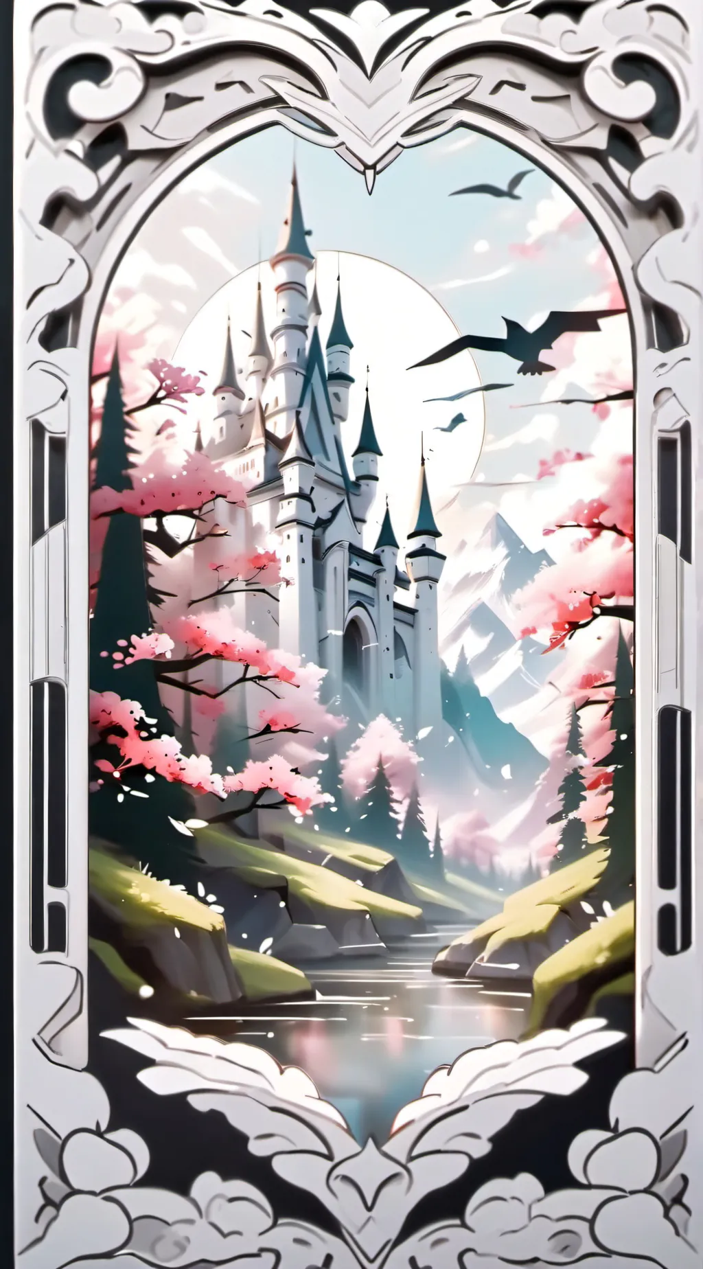 ai character: _Fpe beach trip!_ background