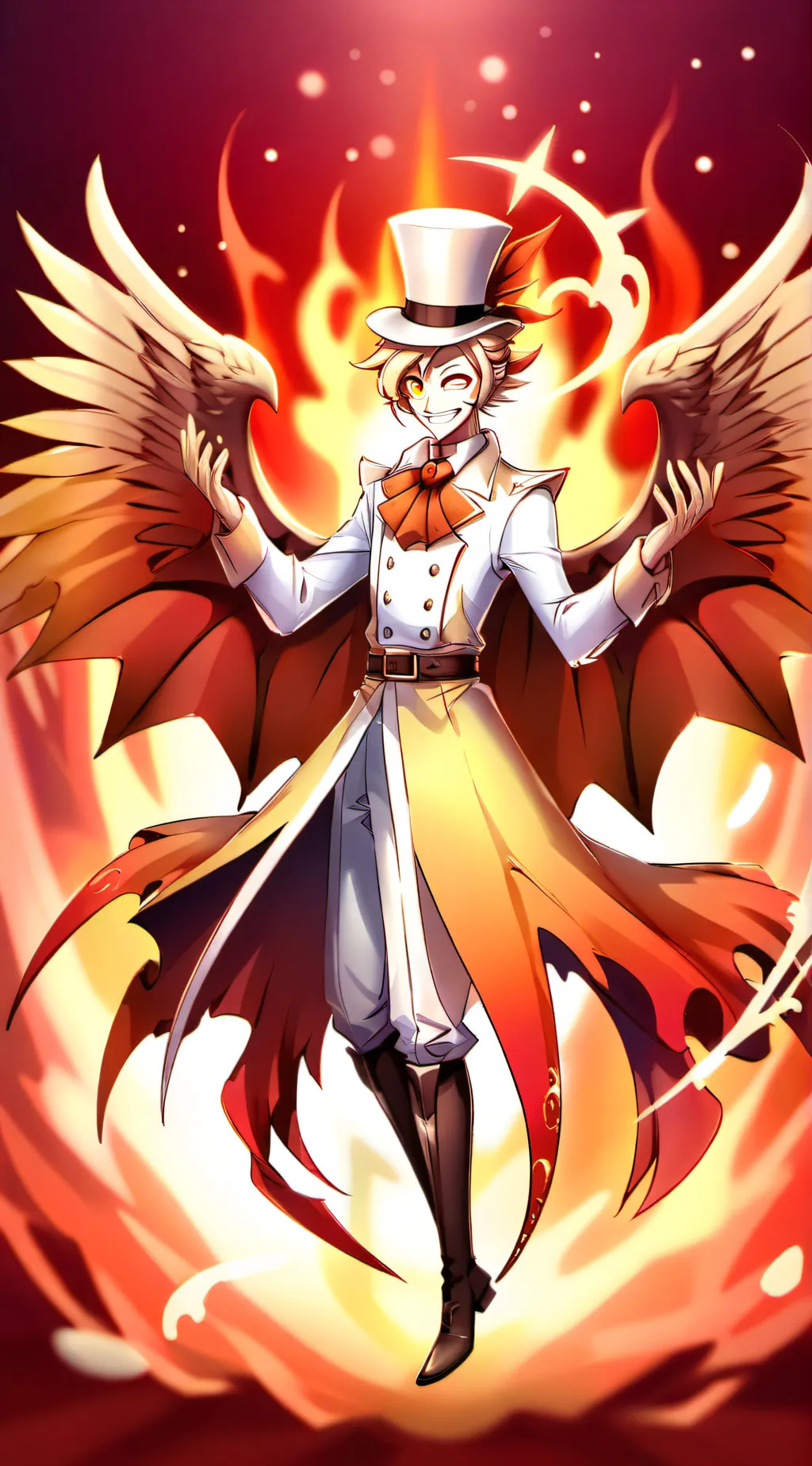 ai character: Lucifer  background