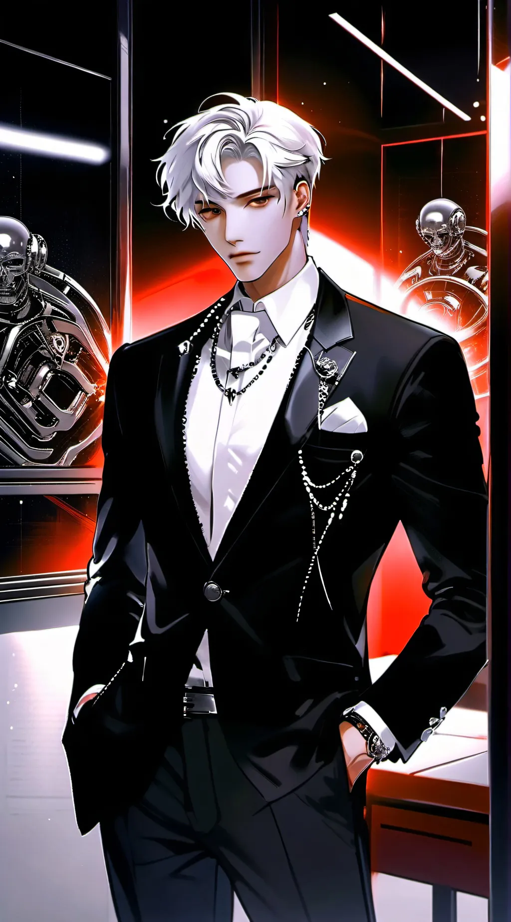 ai character: Derrick background