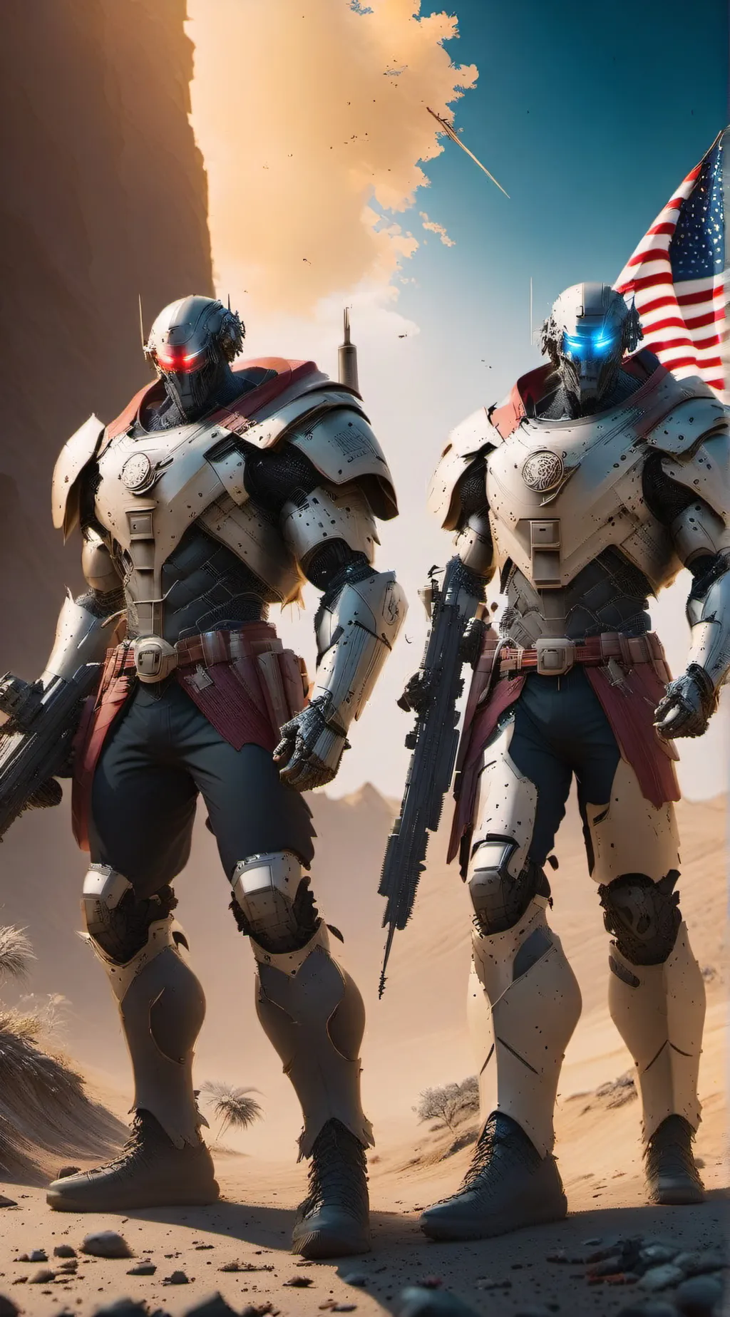 ai character: Techtron-Biohazard background