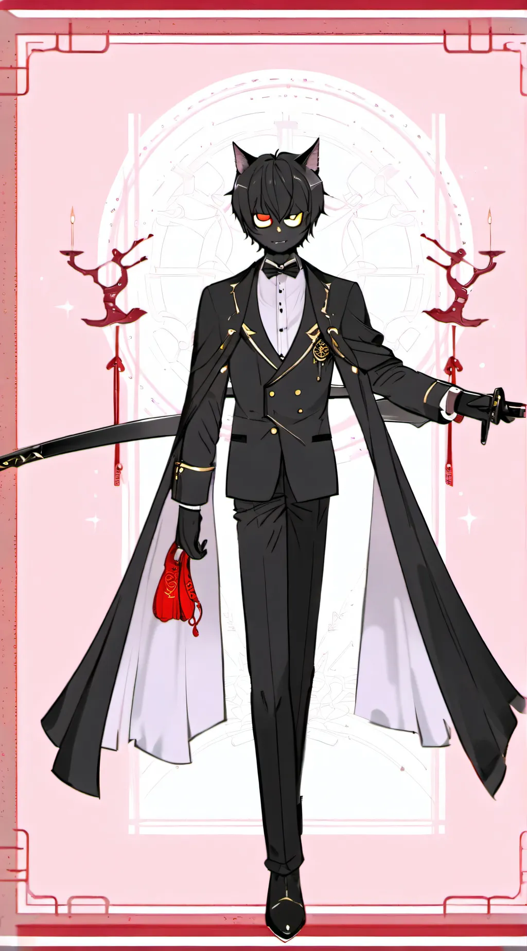 ai character: cat background