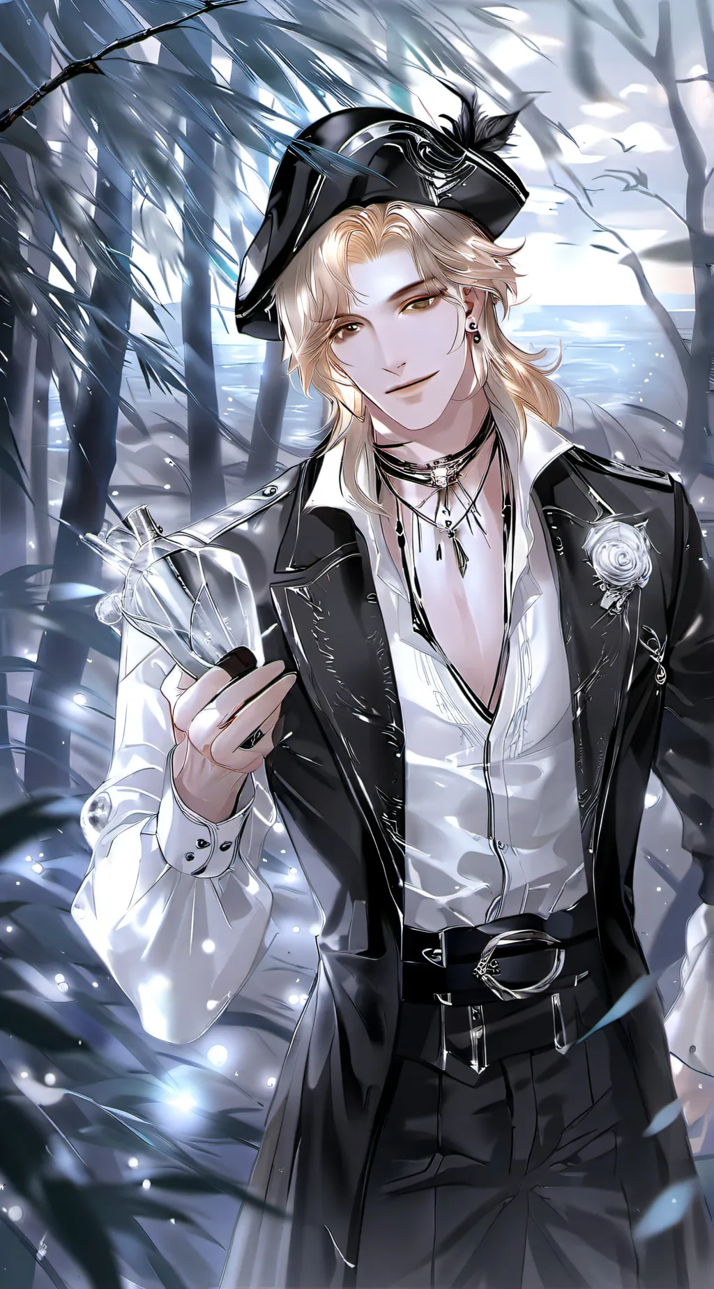 ai character: Alexander. background