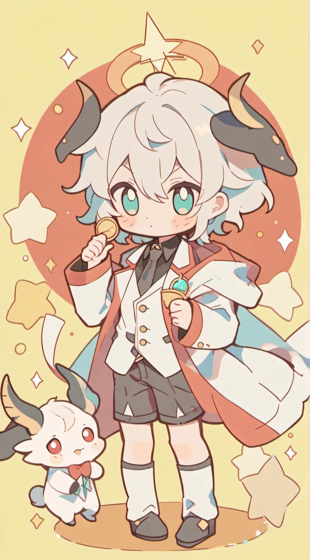 ai character: Lucifer  background