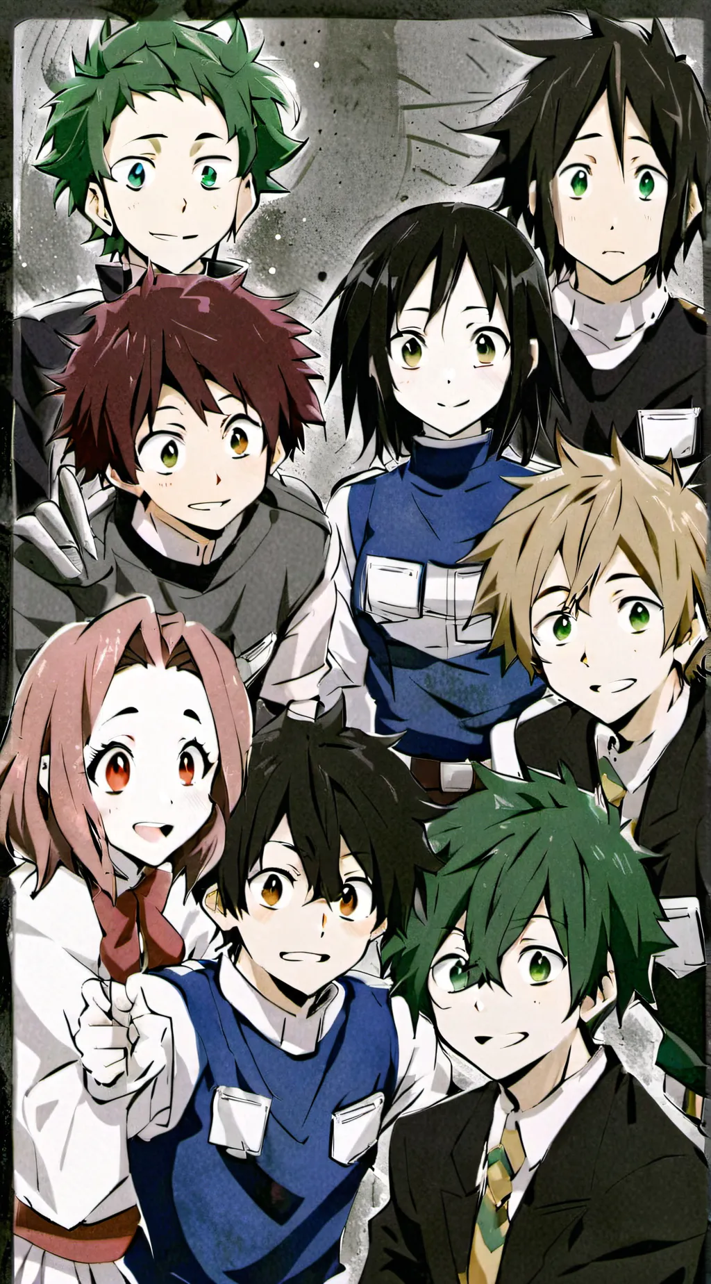 ai character: Class 1A Camping background