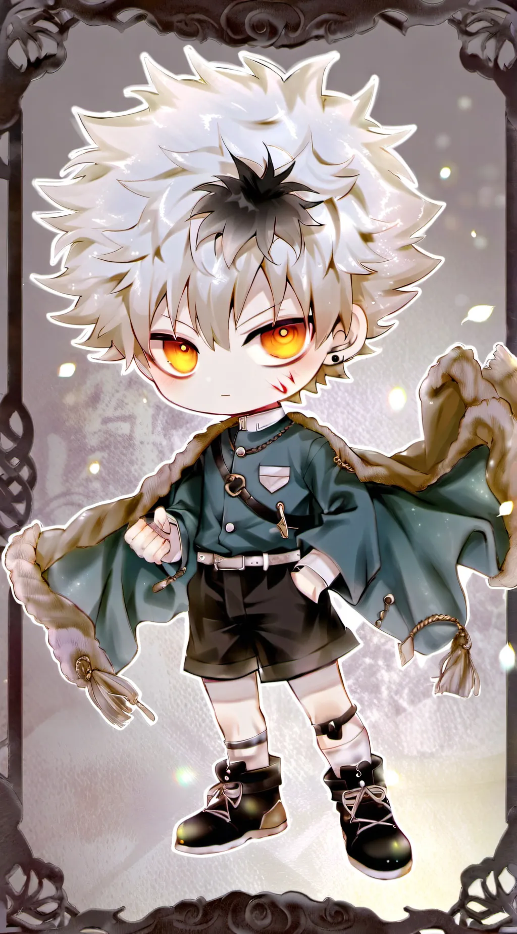 ai character: Chibi Bakugo background