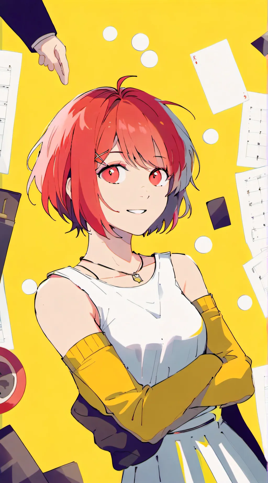 ai character: Leslie background