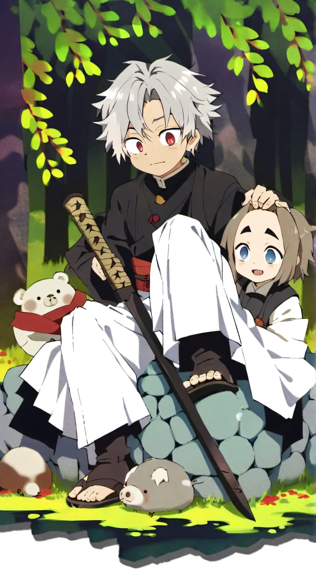 ai character: Sameni <3 background