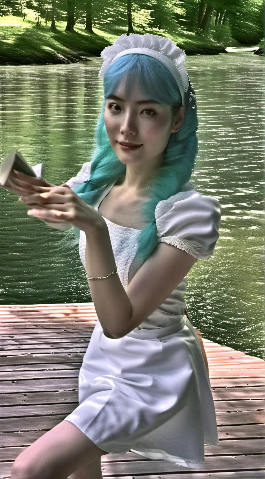 ai character: Marie  background